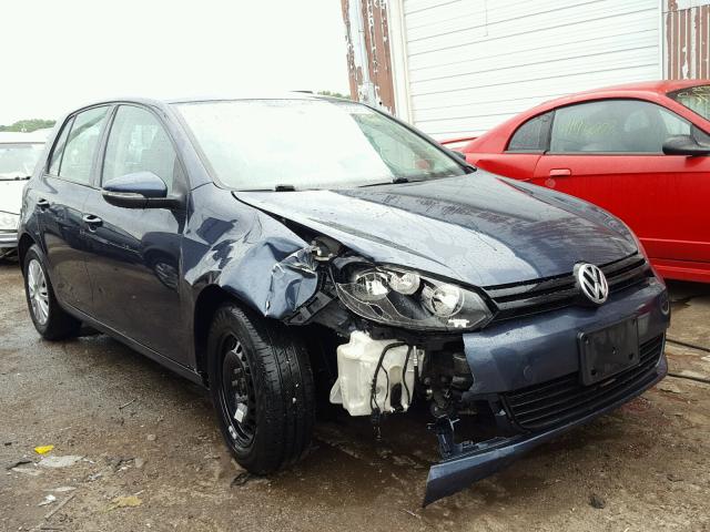 WVWDB7AJ0DW091172 - 2013 VOLKSWAGEN GOLF BLUE photo 1
