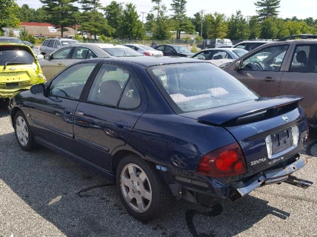 3N1AB51DX5L460003 - 2005 NISSAN SENTRA SE- BLUE photo 3