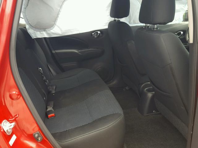 3N1CE2CP0EL382689 - 2014 NISSAN VERSA NOTE RED photo 6