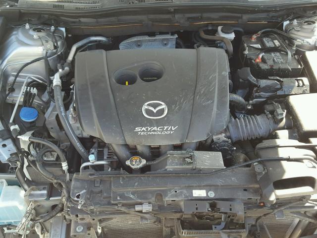 JM1BM1V74E1140367 - 2014 MAZDA 3 TOURING SILVER photo 7