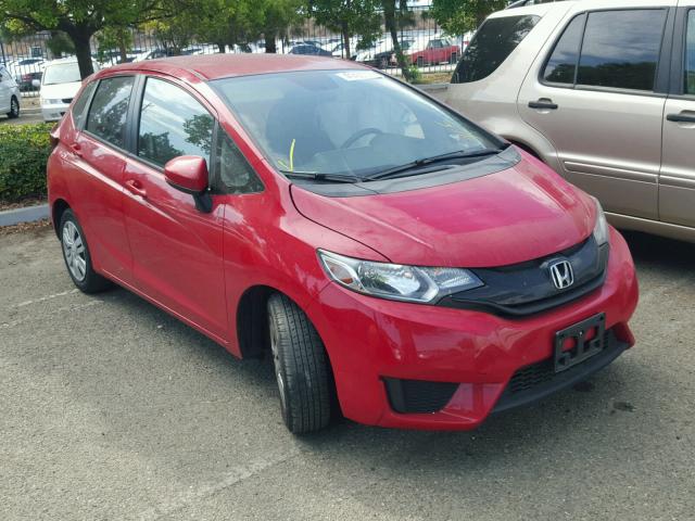 JHMGK5H55GX027801 - 2016 HONDA FIT LX RED photo 1