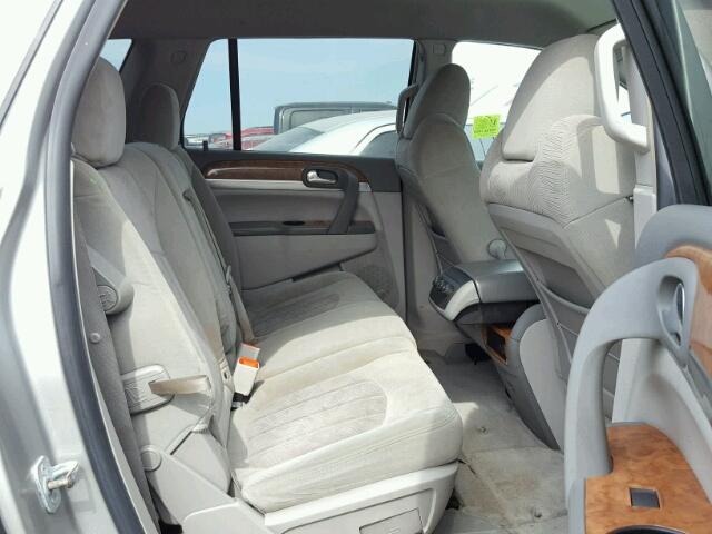 5GAER13718J297927 - 2008 BUICK ENCLAVE GRAY photo 6