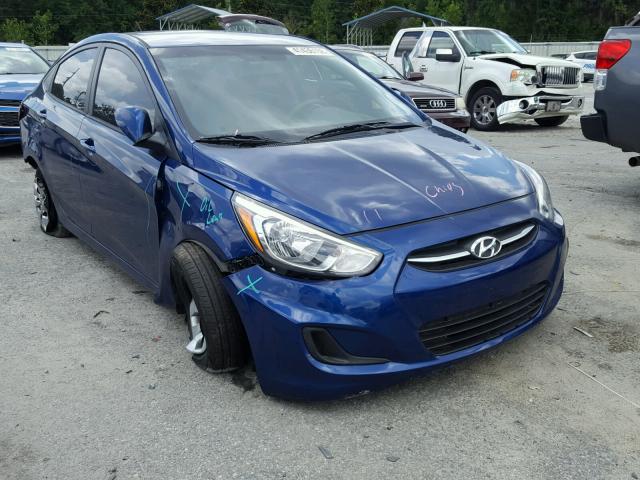 KMHCT4AE6GU969046 - 2016 HYUNDAI ACCENT SE BLUE photo 1