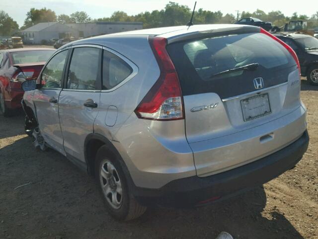 2HKRM4H36EH701282 - 2014 HONDA CR-V SILVER photo 3