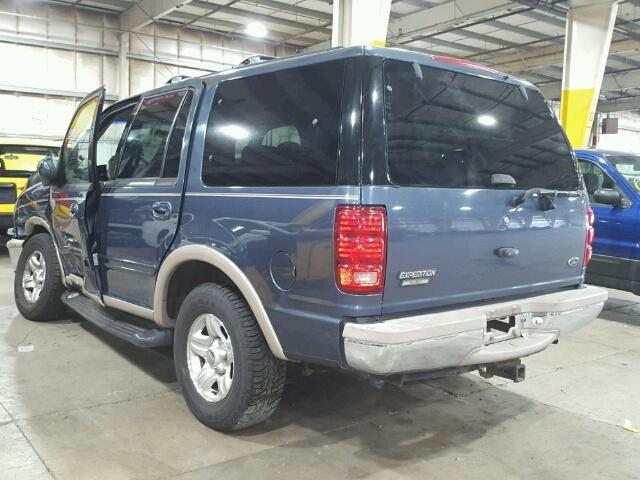 1FMRU1768WLB27450 - 1998 FORD EXPEDITION BLUE photo 3