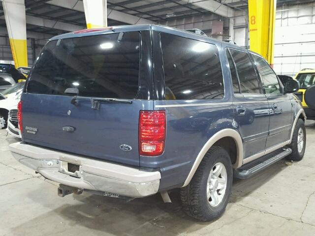 1FMRU1768WLB27450 - 1998 FORD EXPEDITION BLUE photo 4