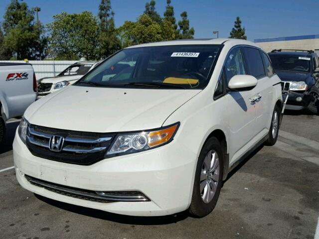 5FNRL5H6XHB005434 - 2017 HONDA ODYSSEY EX WHITE photo 2