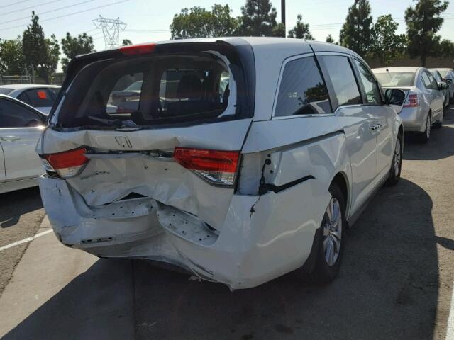 5FNRL5H6XHB005434 - 2017 HONDA ODYSSEY EX WHITE photo 4