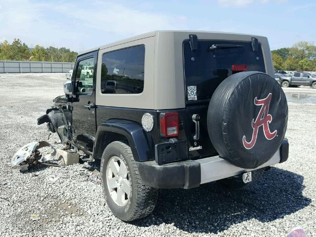 1J4FA54168L581743 - 2008 JEEP WRANGLER S BLACK photo 3