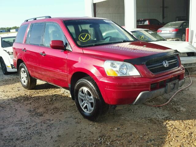 2HKYF18494H512623 - 2004 HONDA PILOT EX MAROON photo 1