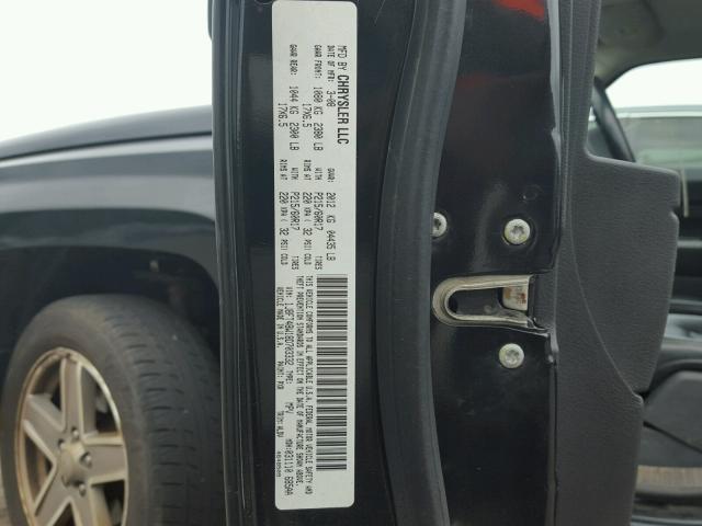 1J8FT48W18D703332 - 2008 JEEP PATRIOT BLACK photo 10