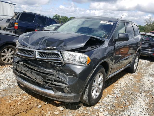 1D4RD2GG6BC525059 - 2011 DODGE DURANGO EX GRAY photo 2