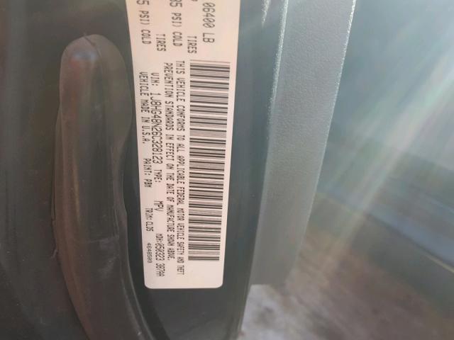 1J8HG48N26C328123 - 2006 JEEP COMMANDER CHARCOAL photo 10