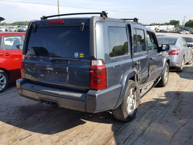 1J8HG48N26C328123 - 2006 JEEP COMMANDER CHARCOAL photo 4