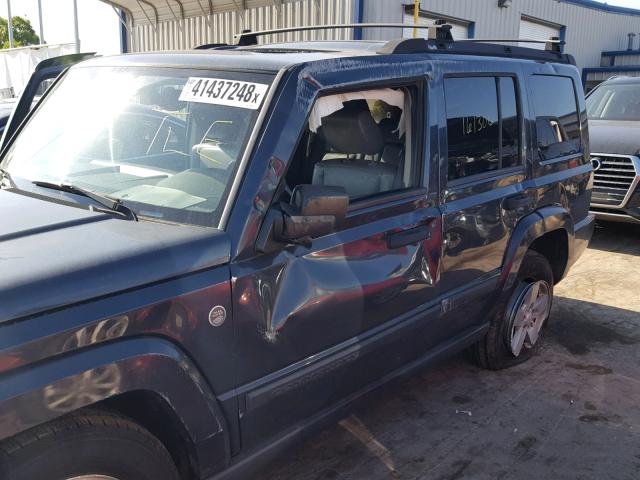 1J8HG48N26C328123 - 2006 JEEP COMMANDER CHARCOAL photo 9