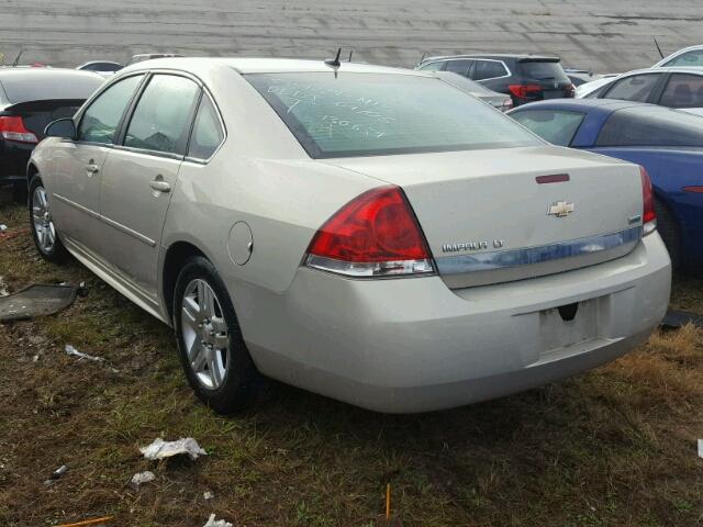 2G1WB5EK5B1301634 - 2011 CHEVROLET IMPALA LT GOLD photo 3