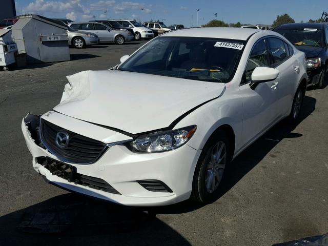 JM1GJ1U58G1464956 - 2016 MAZDA 6 SPORT WHITE photo 2