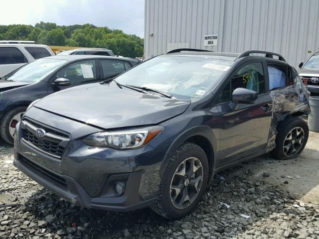 JF2GTADC3JH285202 - 2018 SUBARU CROSSTREK BLACK photo 2