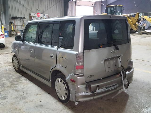 JTLKT324X64114918 - 2006 TOYOTA SCION XB Silber Foto 3