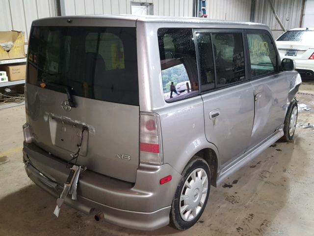 JTLKT324X64114918 - 2006 TOYOTA SCION XB Silber Foto 4