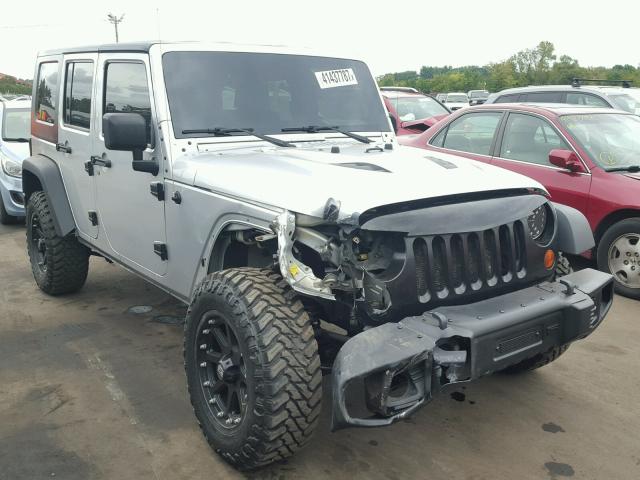 1J8GA691X8L574294 - 2008 JEEP WRANGLER U SILVER photo 1