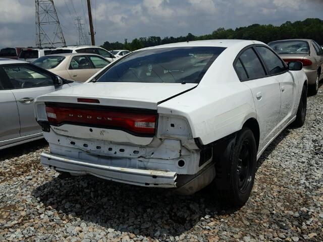 2C3CDXAG4CH205217 - 2012 DODGE CHARGER PO WHITE photo 4