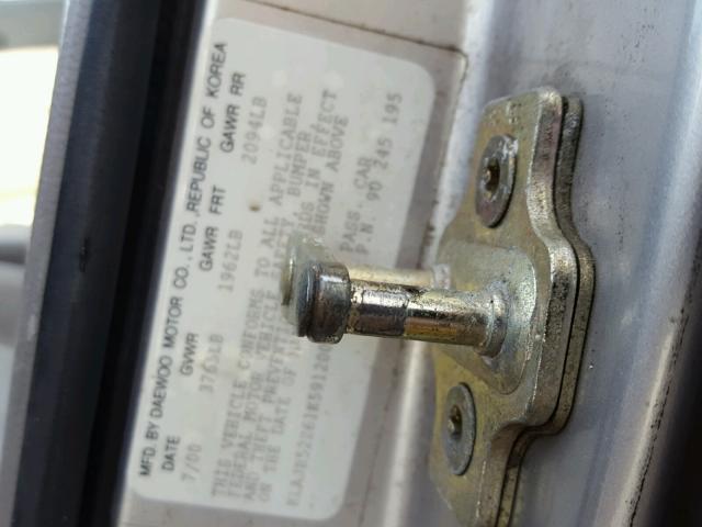 KLAJB52Z61K591200 - 2001 DAEWOO NUBIRA CDX 灰色 照片 10