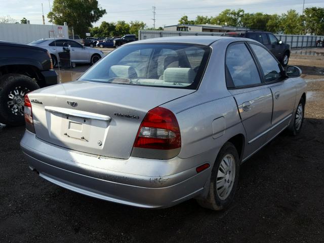 KLAJB52Z61K591200 - 2001 DAEWOO NUBIRA CDX GRAY photo 4