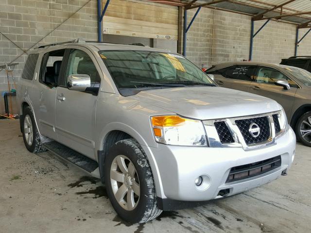 5N1BA0ND0EN612500 - 2014 NISSAN ARMADA SV SILVER photo 1