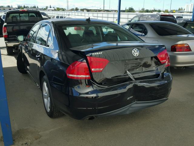 1VWAT7A31FC106720 - 2015 VOLKSWAGEN PASSAT S შავი ფოტო 3