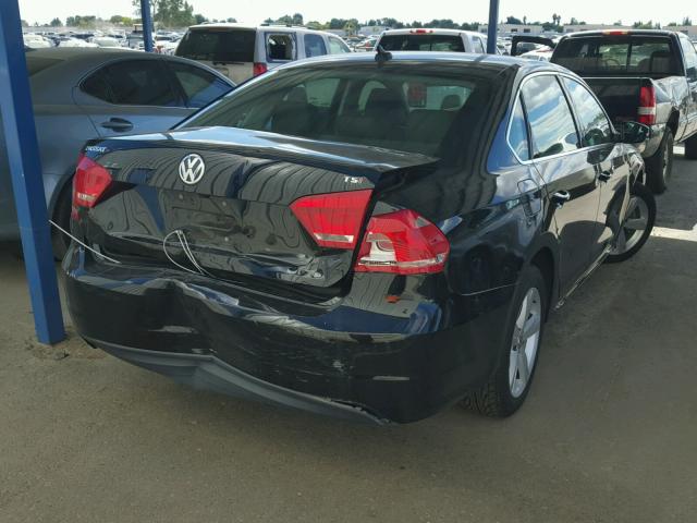 1VWAT7A31FC106720 - 2015 VOLKSWAGEN PASSAT S შავი ფოტო 4