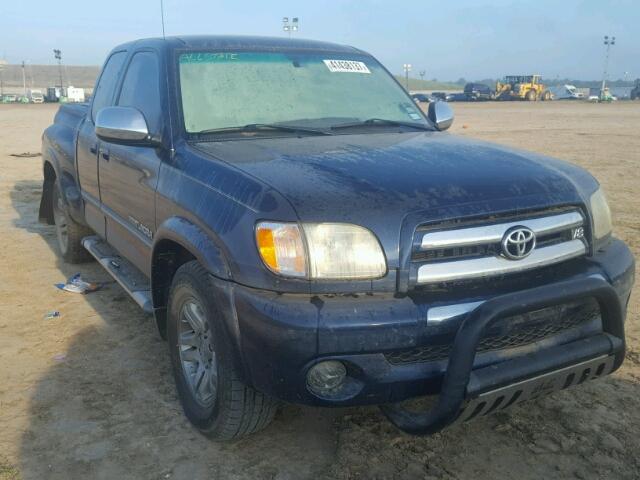 5TBRT34144S443766 - 2004 TOYOTA TUNDRA ACC BLUE photo 1