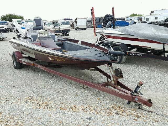 STEV4326H788 - 1987 SKEE BASSBOAT BURGUNDY photo 1