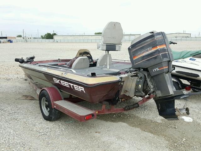 STEV4326H788 - 1987 SKEE BASSBOAT BURGUNDY photo 3