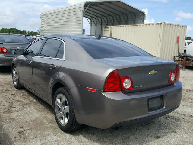 1G1ZA5EU6CF283253 - 2012 CHEVROLET MALIBU LS ყავისფერი ფოტო 3