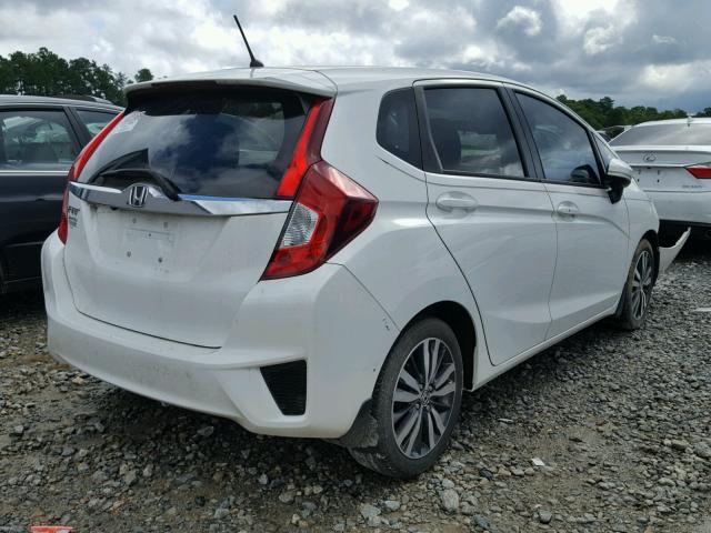 JHMGK5H78GX011268 - 2016 HONDA FIT EX WHITE photo 4