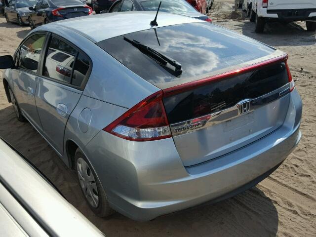 JHMZE2H53CS003969 - 2012 HONDA INSIGHT LX BLUE photo 3