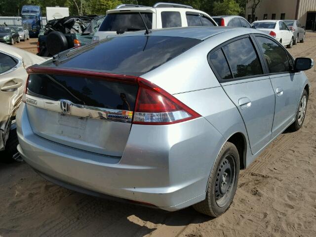 JHMZE2H53CS003969 - 2012 HONDA INSIGHT LX BLUE photo 4