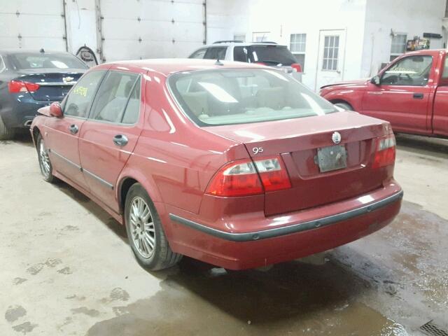 YS3ED49A753508901 - 2005 SAAB 9-5 ARC RED photo 3