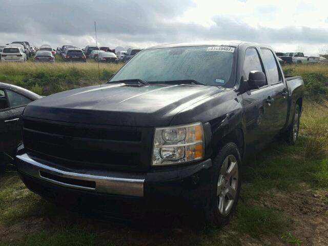 3GCRCSEA8AG152939 - 2010 CHEVROLET SILVERADO BLACK photo 2