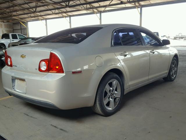 1G1ZH57B59F232102 - 2009 CHEVROLET MALIBU 1LT 棕色 照片 4