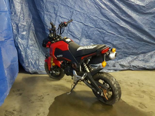 MLHJC6113F5108238 - 2015 HONDA GROM 125 RED photo 3