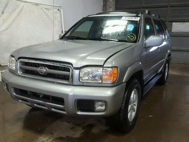 JN8DR09Y01W614646 - 2001 NISSAN PATHFINDER GRAY photo 2