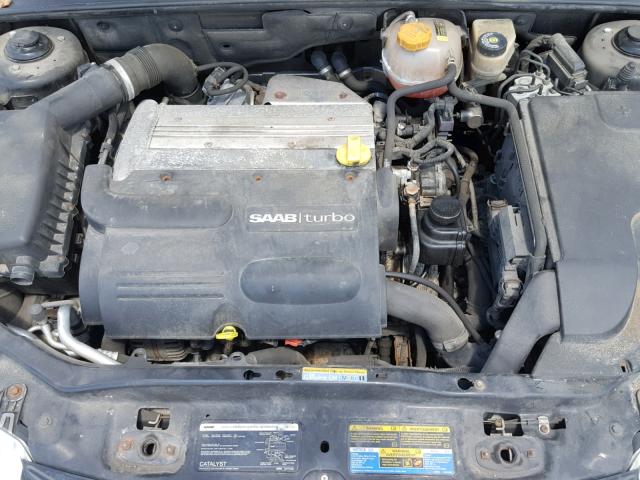 YS3FD49Y561134075 - 2006 SAAB 9-3 BASE BLACK photo 7