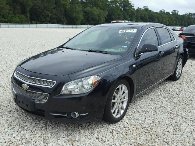 1G1ZK57718F245599 - 2008 CHEVROLET MALIBU შავი ფოტო 2