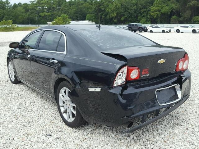 1G1ZK57718F245599 - 2008 CHEVROLET MALIBU შავი ფოტო 3