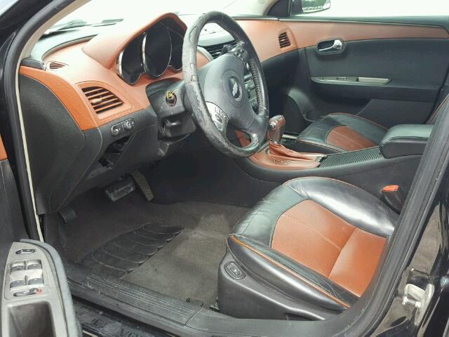 1G1ZK57718F245599 - 2008 CHEVROLET MALIBU შავი ფოტო 9