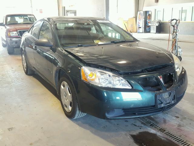 1G2ZF58BX74267985 - 2007 PONTIAC G6 VALUE L GREEN photo 1