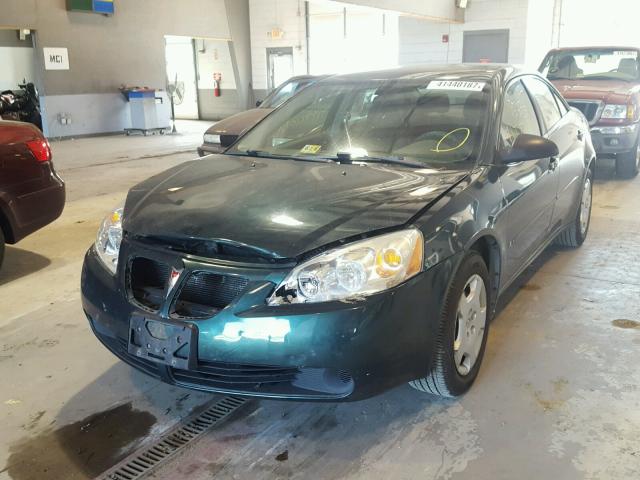 1G2ZF58BX74267985 - 2007 PONTIAC G6 VALUE L GREEN photo 2