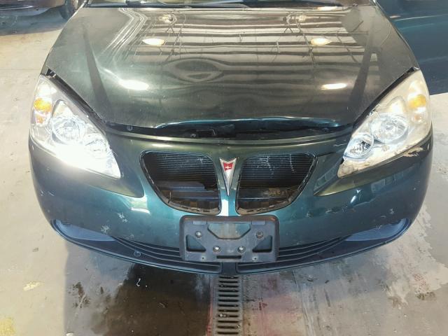 1G2ZF58BX74267985 - 2007 PONTIAC G6 VALUE L GREEN photo 7